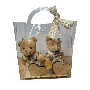 Support rectangle en bois avec portes-clés