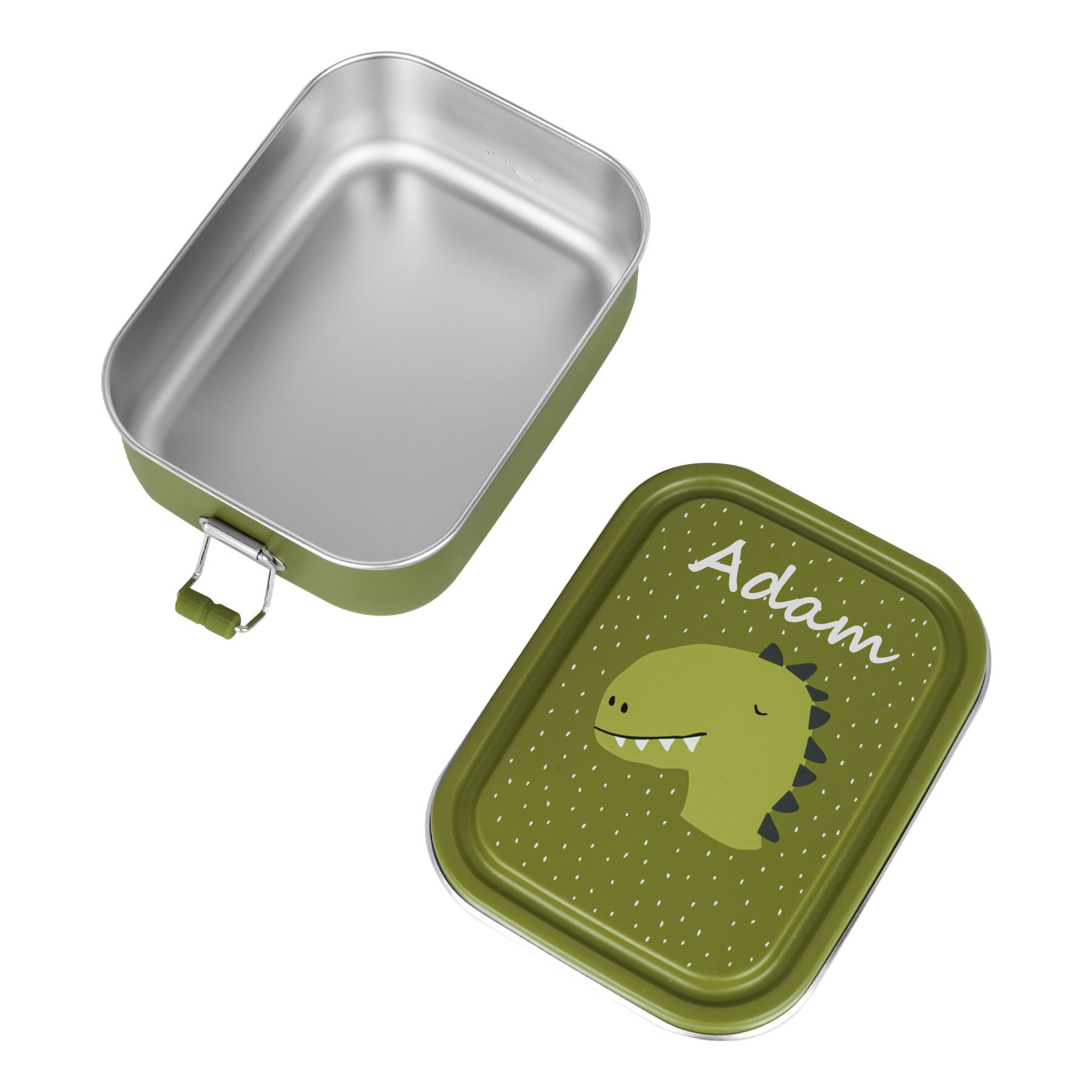 Boite à gouter ouverte personnalisée Lunchbox goûter pour enfant personnalisée