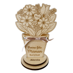 Socle bouquet fête des mères