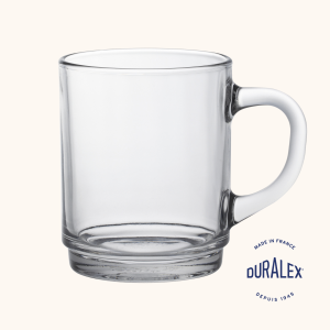 Mug Duralex Versailles personnalisé avec gravure laser du logo d'une entreprise