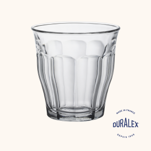 Verre à eau Duralex Picardie 25 cl personnalisé avec gravure laser du logo d'une entreprise